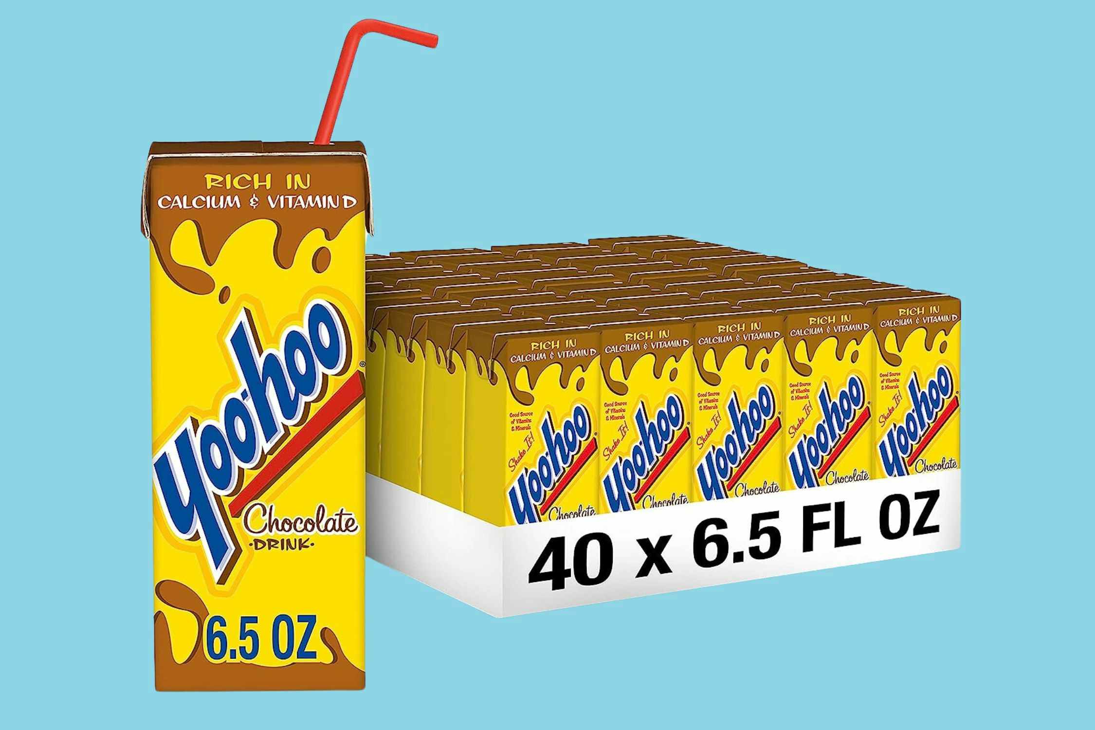 Yoo-Hoo Chocolate Drink 40-Pack, as Low as $8.52 on Amazon 