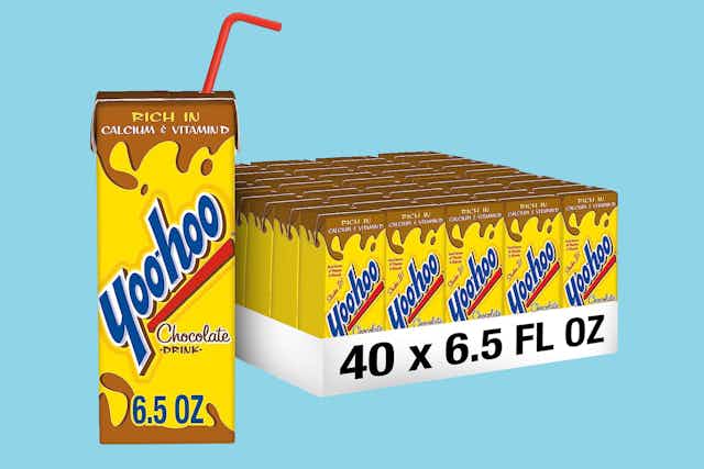 Yoo-Hoo Chocolate Drink 40-Pack, as Low as $8.52 on Amazon  card image