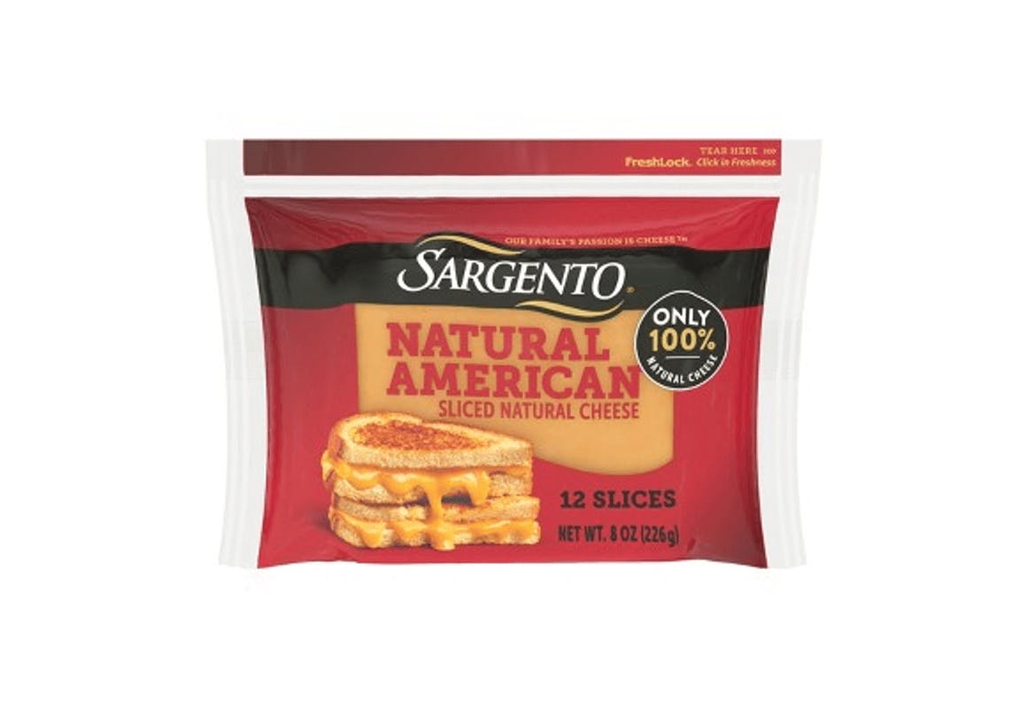 2 Sargento Sliced American Cheeses