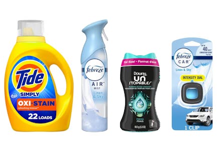 4 P&G Laundry Items