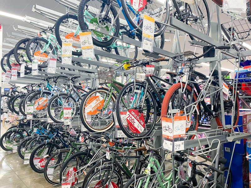 walmart bike area shot