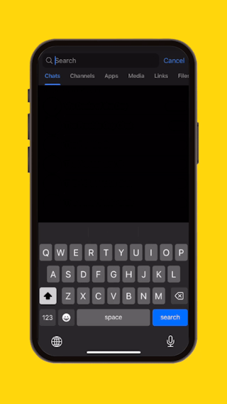 KCL Telegram Phone Yellow Background