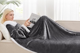 Wearable Heated Throw Blanket, Just $45 on Amazon (Reg.$90) card image