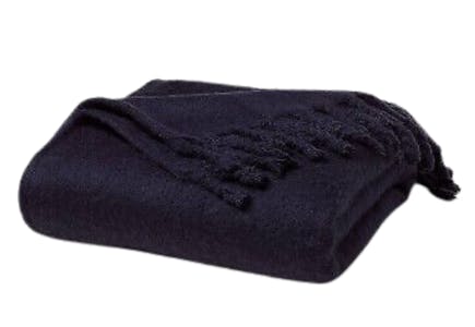 Threshold Faux Mohair Bed Throw