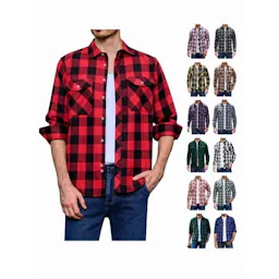 Men's Long Sleeve Flannel Shirt