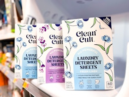 Cleancult Laundry Detergent Sheets, 50% Off at Walmart (Easy Deal) card image