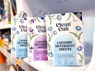 Walmart Cleancult laundry detergent sheets