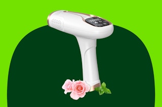 white laser hair removal device