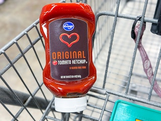 kroger ketchup in shopping cart