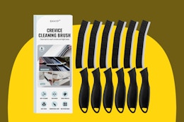 Amazon's Choice: Crevice Cleaning Brushes 6-Pack, Only $4 card image