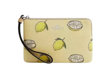 Coach Lemon Wristlet