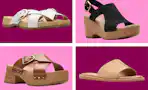 4 styles of Clarks women's sandals