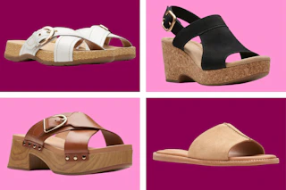 4 styles of Clarks women's sandals