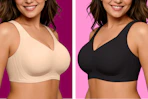 womens wireless bra on amazon