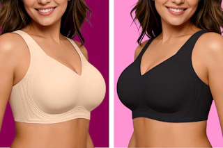womens wireless bra on amazon