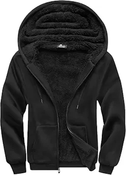 Men's Zip Up Fleece Hoodie