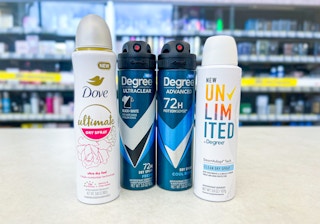 dove and degree dry spray deodorant