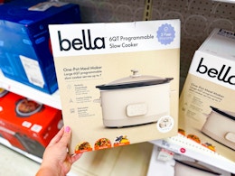 Bella Large Programable Slow Cooker, Only $23.74 at Target (Reg. $50) card image