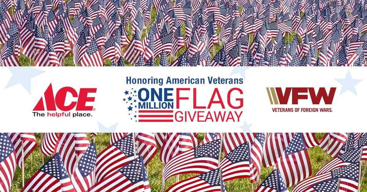 One Million Flag Giveaway official promo image