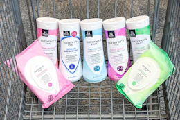 Summer's Eve products in a shopping cart