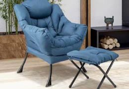 home depot lazy chair with ottoman