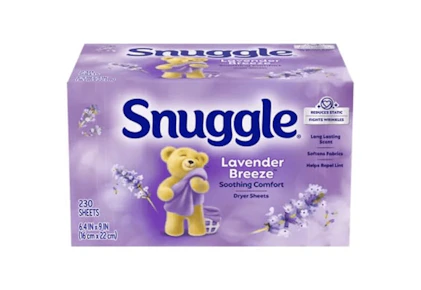 4 Snuggle Dryer Sheet Boxes