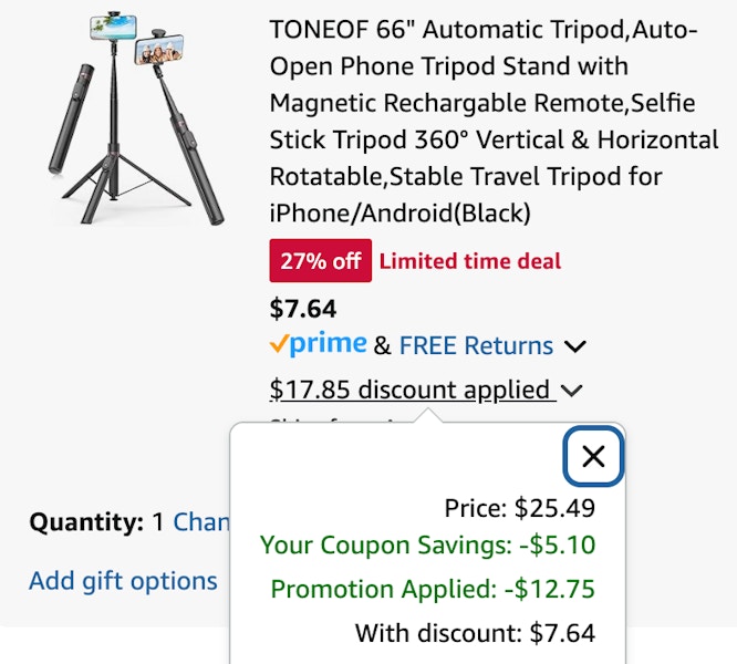 Tripod and Selfie Stick