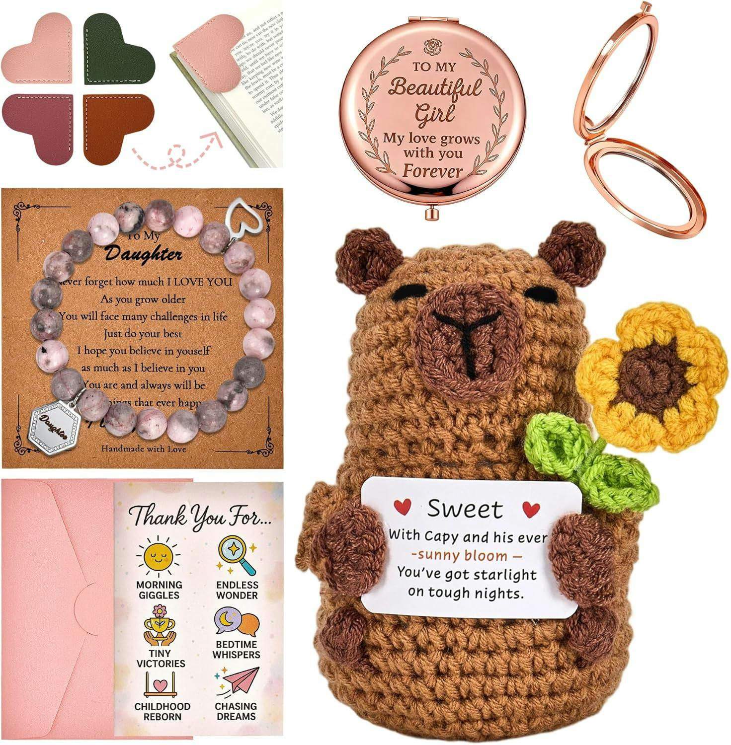 Capybara Crochet Gift Set
