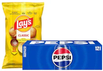 3 Pepsi + 2 Lay's