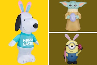 Easter Inflatables: Snoopy, Baby Yoda & Minion for Home Depot feature image