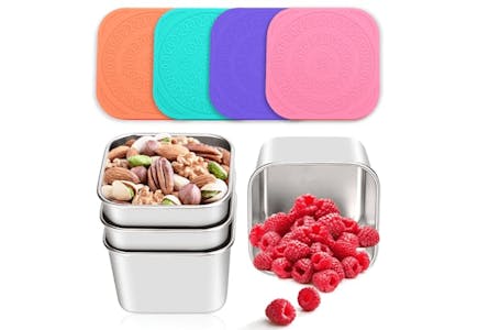 Stainless Steel Snack Container Set