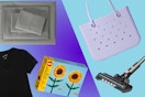 Threshold sheets, Legos, Bogg Bag, stick vacuum, women's t-shirt