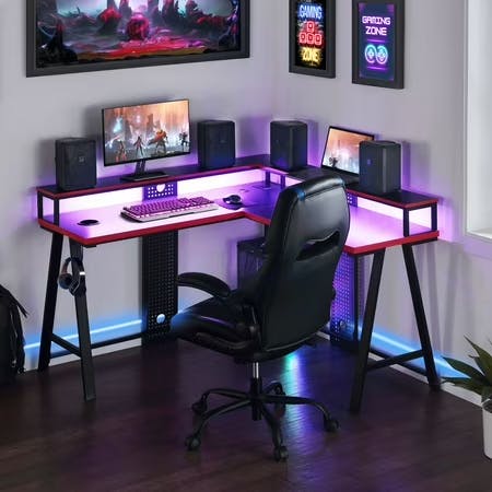 Gaming L-Shaped Desk