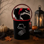 Scary Movie Halloween Throw + Bucket Set