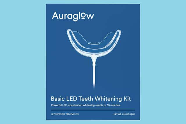 Auraglow Teeth Whitening Kit, as Low as $8.49 on Amazon (Reg. $40) card image