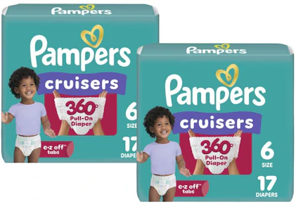 2 Pampers Cruisers Diapers Packs