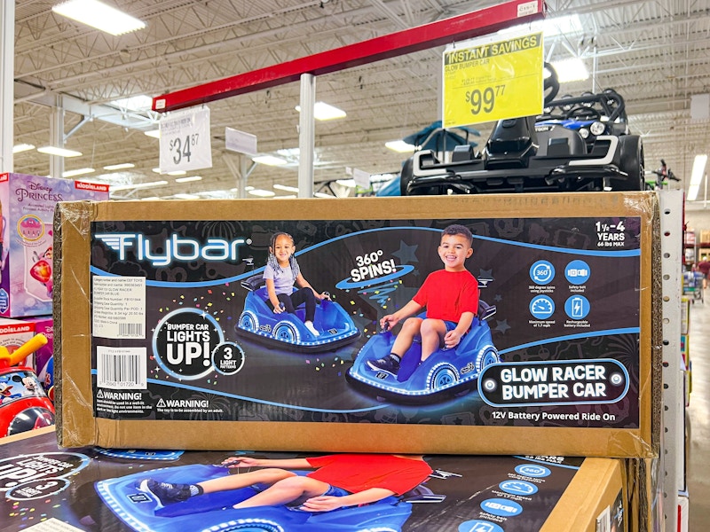 glow bumper car toy