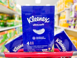 Kleenex Tissue Multipacks, $3.99 at CVS — As Low as $1 per Box card image