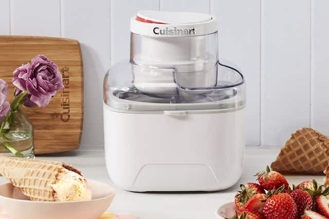 Cuisinart 1-Pint Ice Cream Maker, Only $19.95 at HSN — Cheaper Than Amazon card image