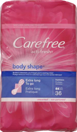 Carefree Body Shape Pads