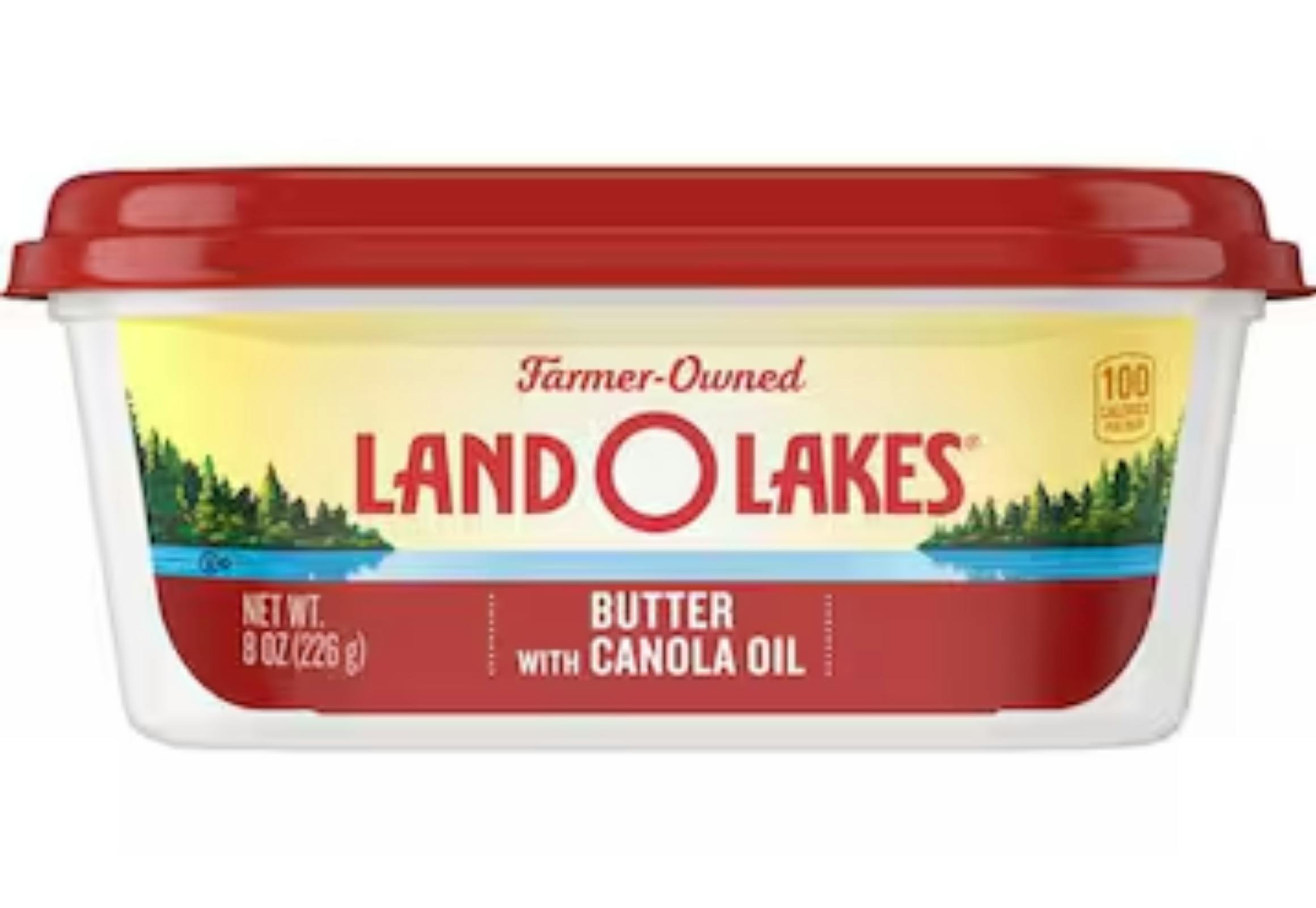 2 Land O Lakes Butter Tubs