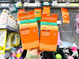 Popular Cleanlogic Body Exfoliator Scrubbers, Under $10 at Walmart card image