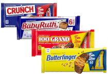 4 Fun-Size Candy Bar Packs
