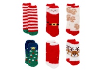 Christmas House Non-Skid Socks