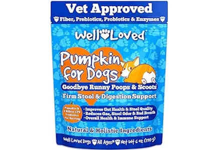 Pumpkin Probiotic Powder for Dogs 