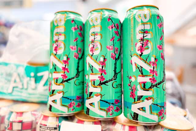 Arizona Tea Single Cans, Just $0.60 Each With Walgreens Online Promo Code card image
