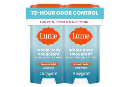 Lume Whole Body Deodorant 2-Pack