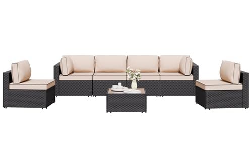 Outdoor Patio Sectional Sofa Set