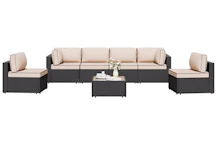 Outdoor Patio Sectional Sofa Set