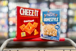 Easy Snack Deals: $1.74 Cheez-Its and Rice Krispies Treats at CVS card image